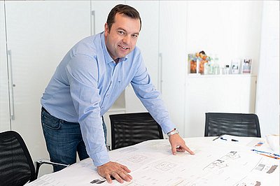 Patrick Falter, Geschäftsführer und -inhaber von Falter Immobilien GmbH